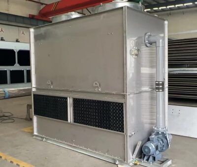 Completed smaller stainless steel closed circuit counter flow cooling tower / fluid cooler